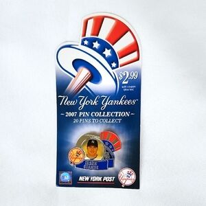 2007 NY Yankees Pin